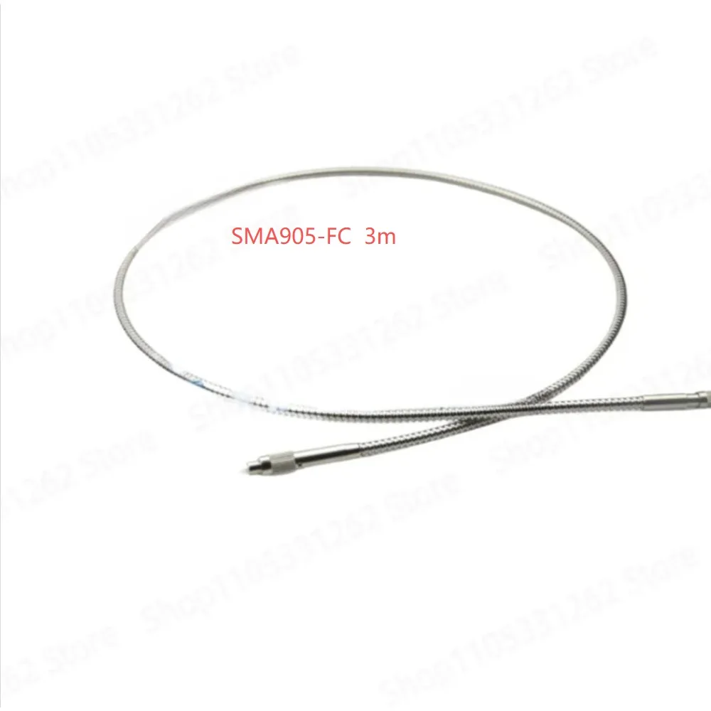 SMA905‑FC Fiber Patch Cord 400Um Core Laser Fiber Cable SMA‑FC Jumper For Spectrometer Optical Equipment 3m
