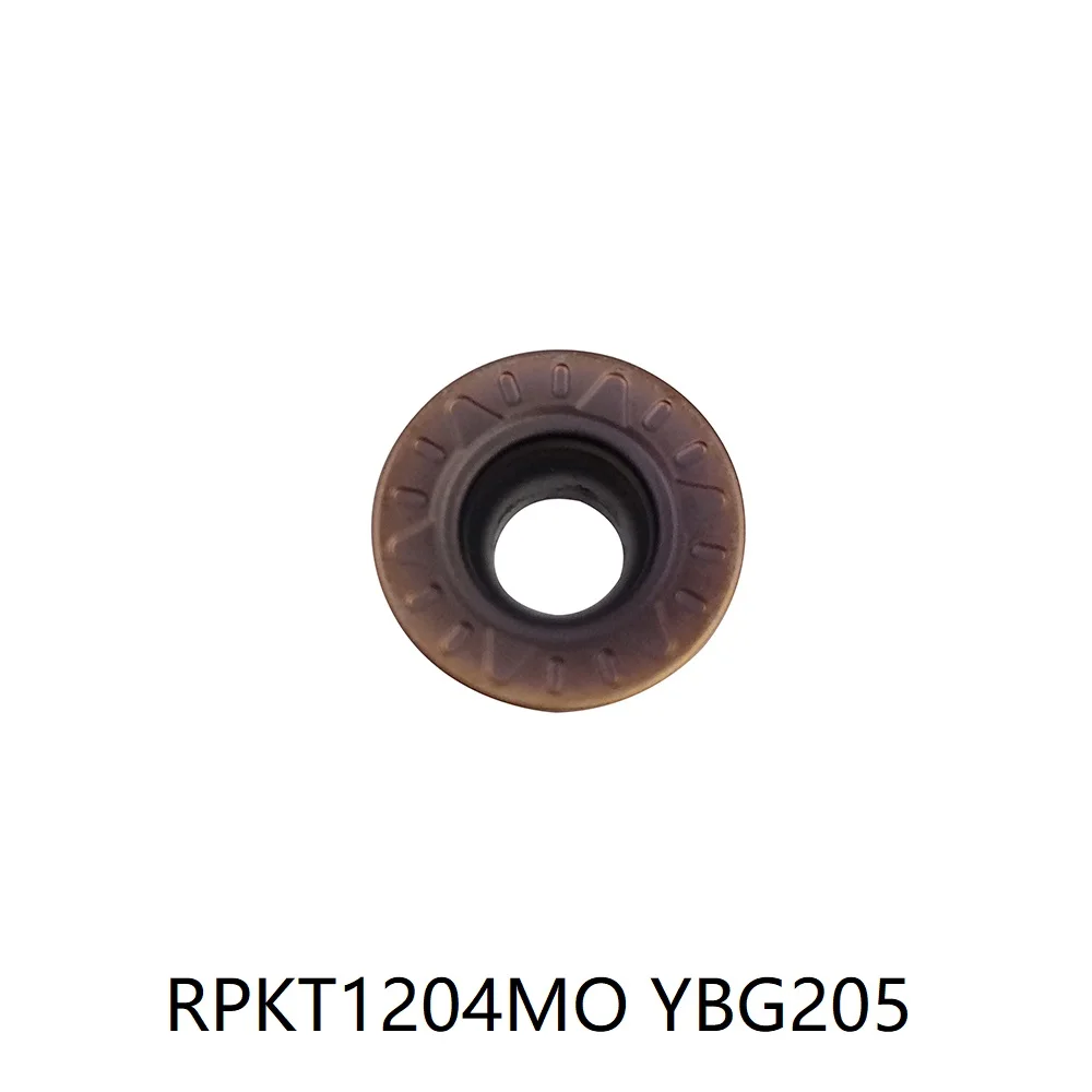 

RPKT1204MO YBG205 100% original ZCC Milling cutter carbide insert Process stainless steel RPKT 1204MO 10PCS/BOX