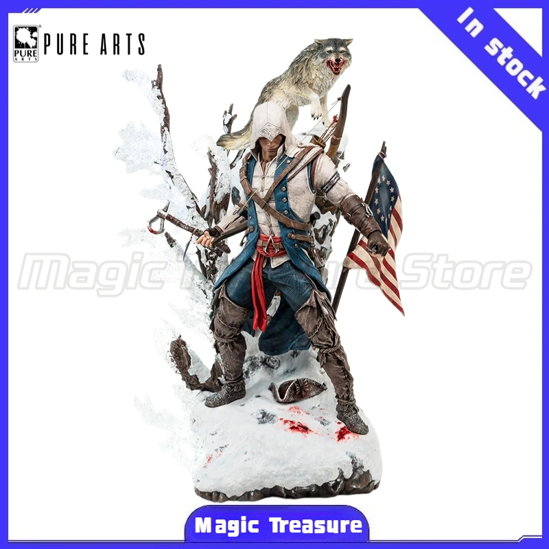 

【MT】Оригинальная фигурка PURE ARTS Assassin's Creed III Connor Kenway 1/4, коллекция игрушек