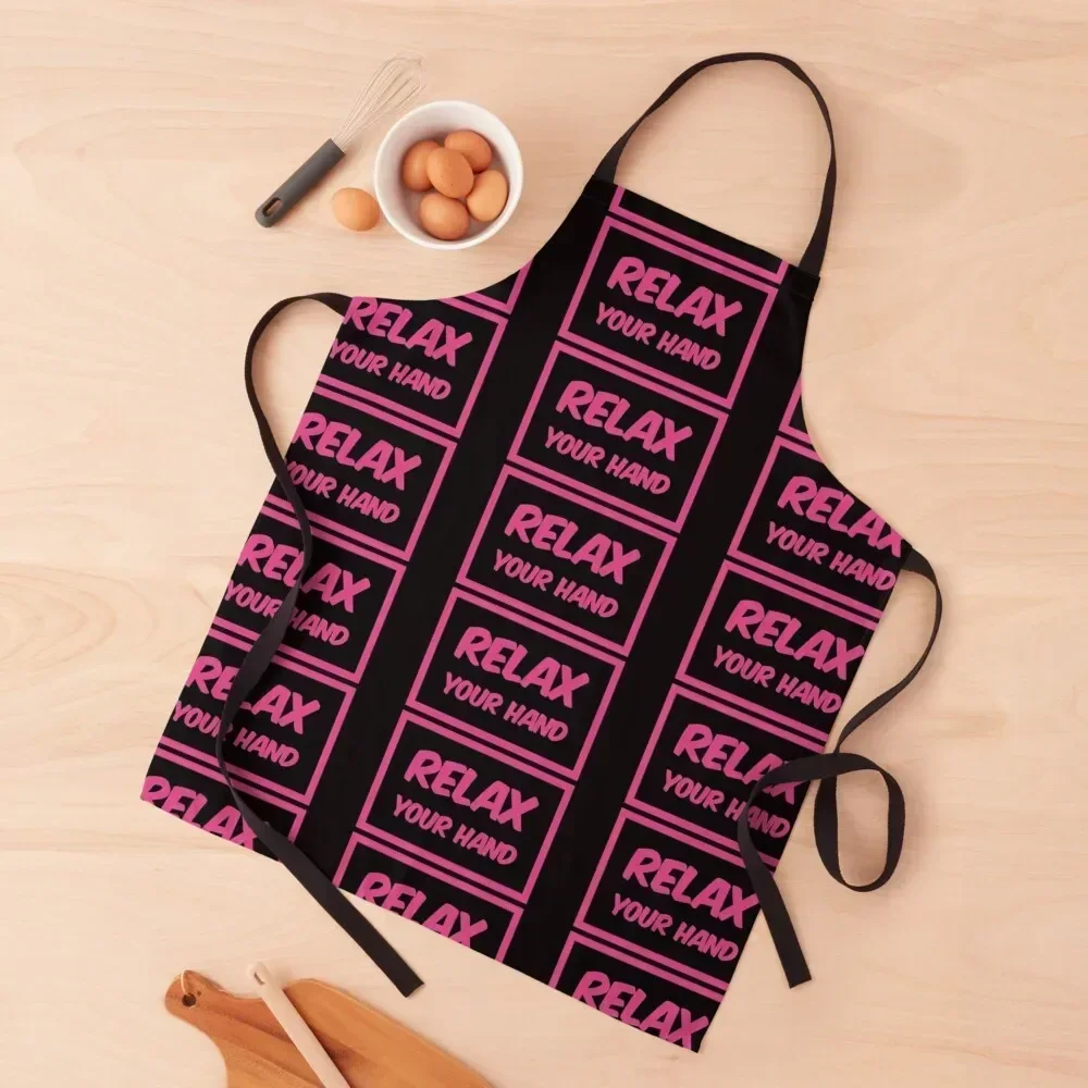 

Relax Your Hand-Please! Apron Women's Kitchen Sexy Dress Men's Kitchen Apron