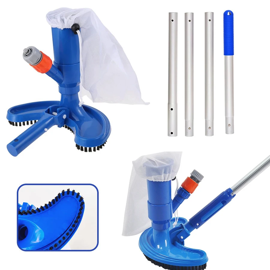 

Комплект сеток для чистки бассейна, щетка для глубокой чистки, ручка, вакуумная всасывающая головка для фильтра, скиммера, бассейна с вилкой европейского стандарта