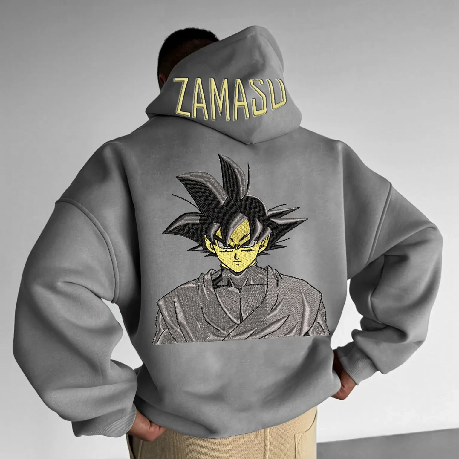 Moletom com capuz Dragon Ball – Algodão elástico premium, macio respirável, estampa chique, capuz para sol e vento, moda para frente