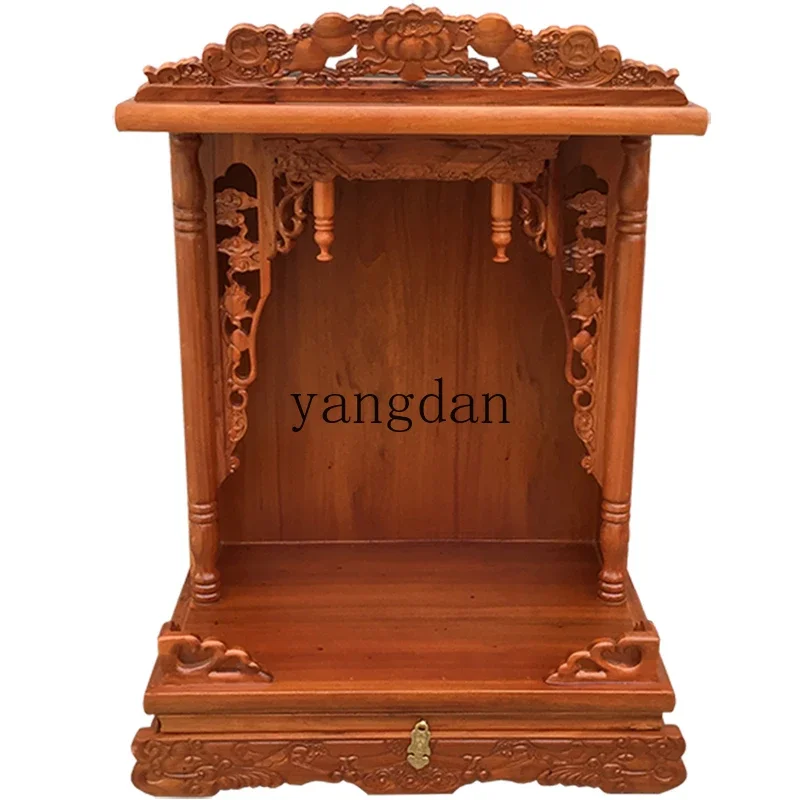 

YD solid wood shrine offering table shrine offering table household incense case offering table ancestor god of wealth cabinet