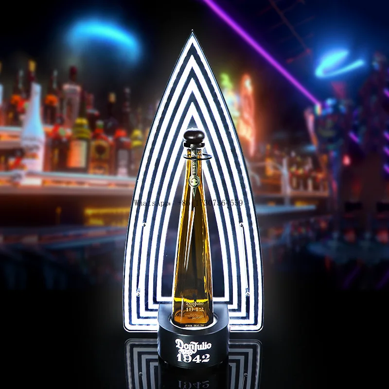 Bar KTV Asiento de vino acrílico luminoso Don Julio (DON JULIO) 1942 Soporte para vino Estante para vino LED