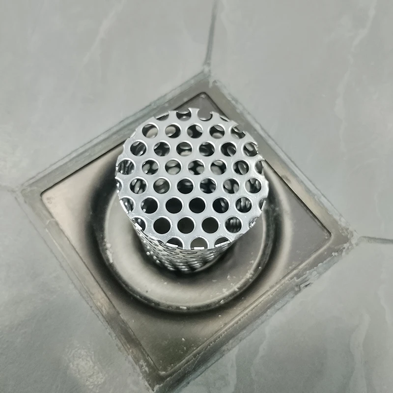 304Stainless Steel Kitchen Sink Filter Screen Thickened Hand Welded Cone-Shaped Floor Drain Filter Impurities High Flow Water