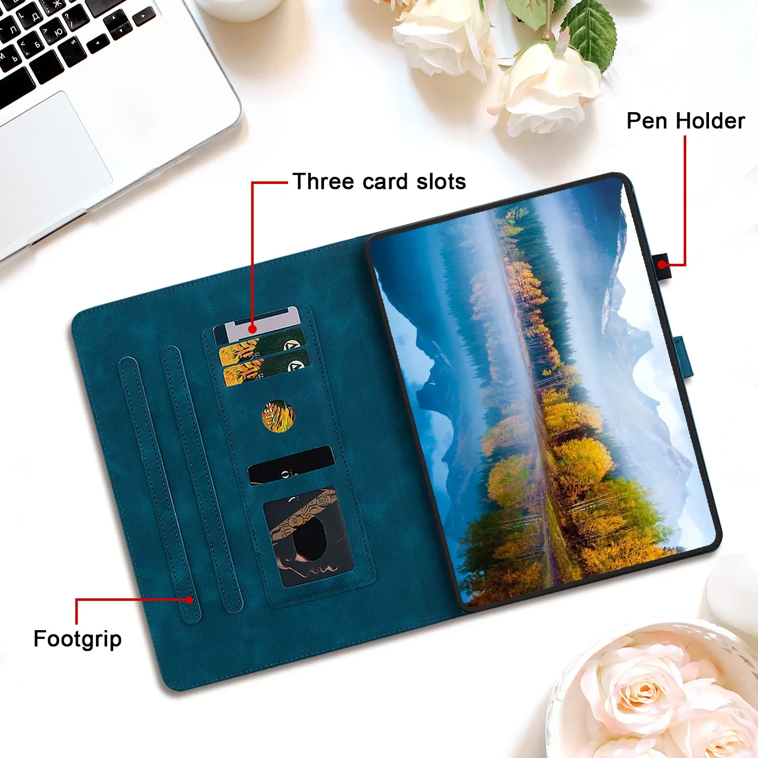 

Leather Stand Case For iPad 2024 2025 A16 Pro Air MINI 4 5 6 7 8 9 10th 11th Generation 10.2 10.9 11 12.9 13 inch Cases Cover