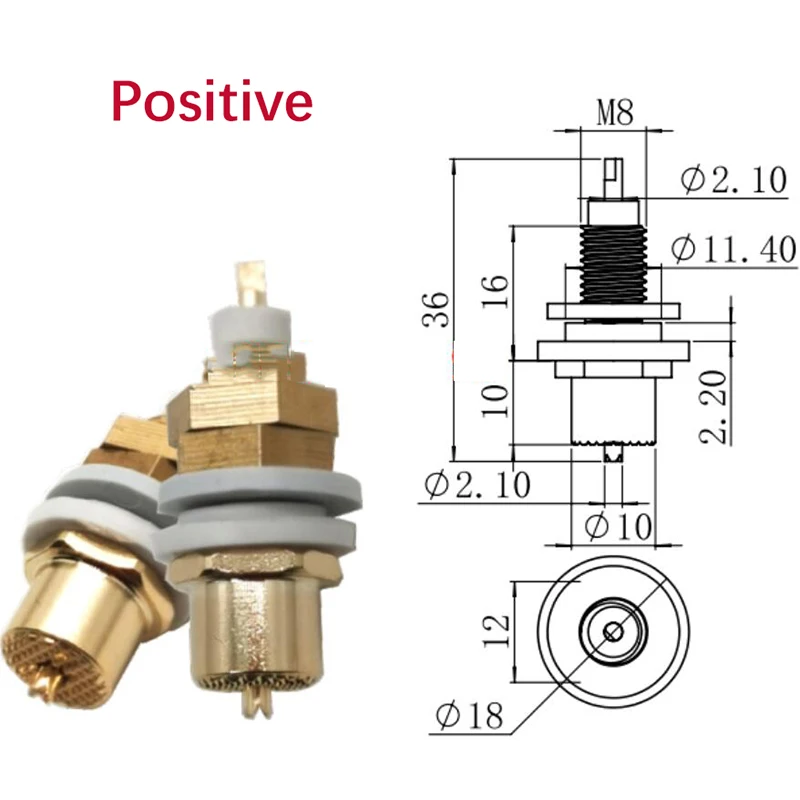 Imagem -05 - Bateria Teste Sonda Teste Pin Carga e Descarga Teste Sonda Alta Corrente 18650 Tester para Faça Você Mesmo Stand Positivo 60a