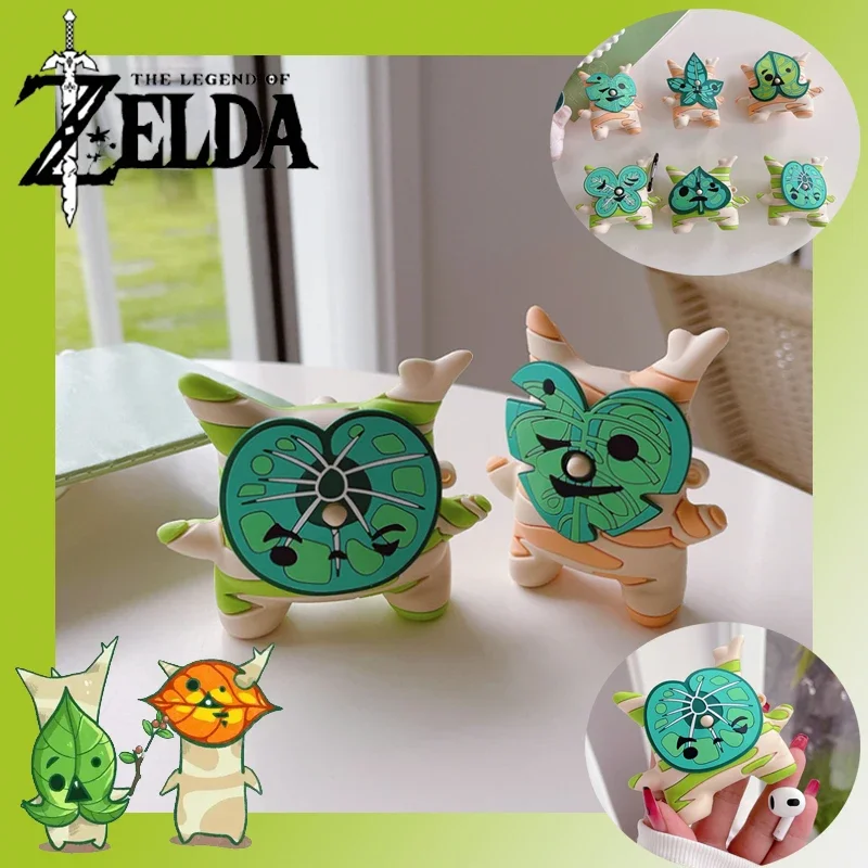 Capa de silicone para Airpods Pro, Zelda, lágrimas do reino, desenhos animados fofos, fone de ouvido sem fio anime, capa protetora, 3, 2, 1
