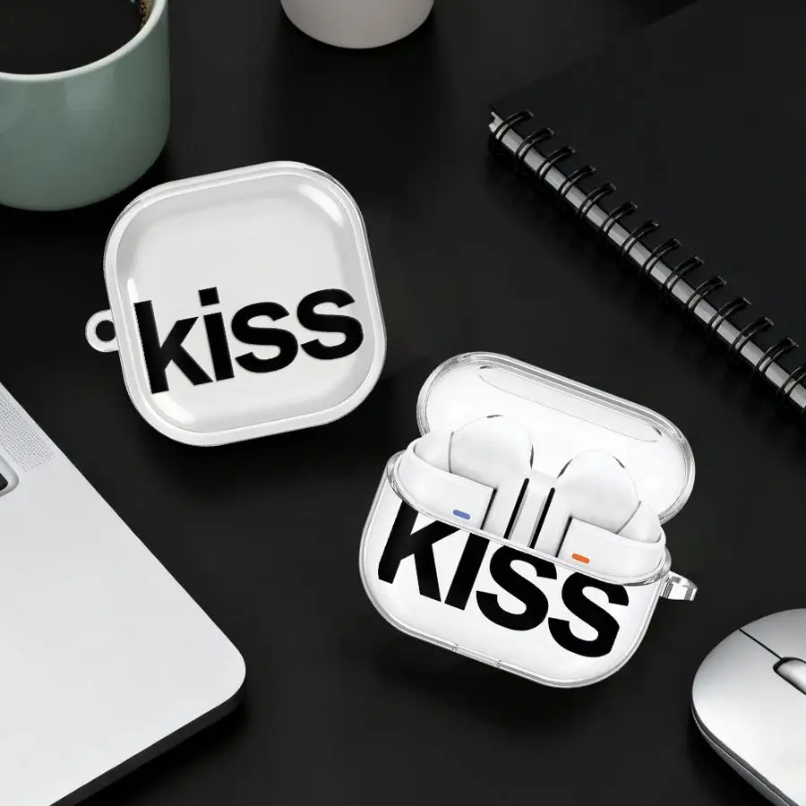 

Personalized Letters Case For Samsung Galaxy Buds 3 FE Live 2 3Pro 2Pro 4 Pro 4Pro Clear Earphone Cases Cover With Hook