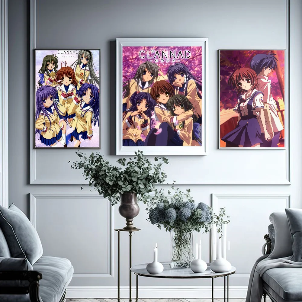 Clannad：After Story Anime Posters Sticky Whitepaper Prints Posters Artwork Kawaii Room Decor