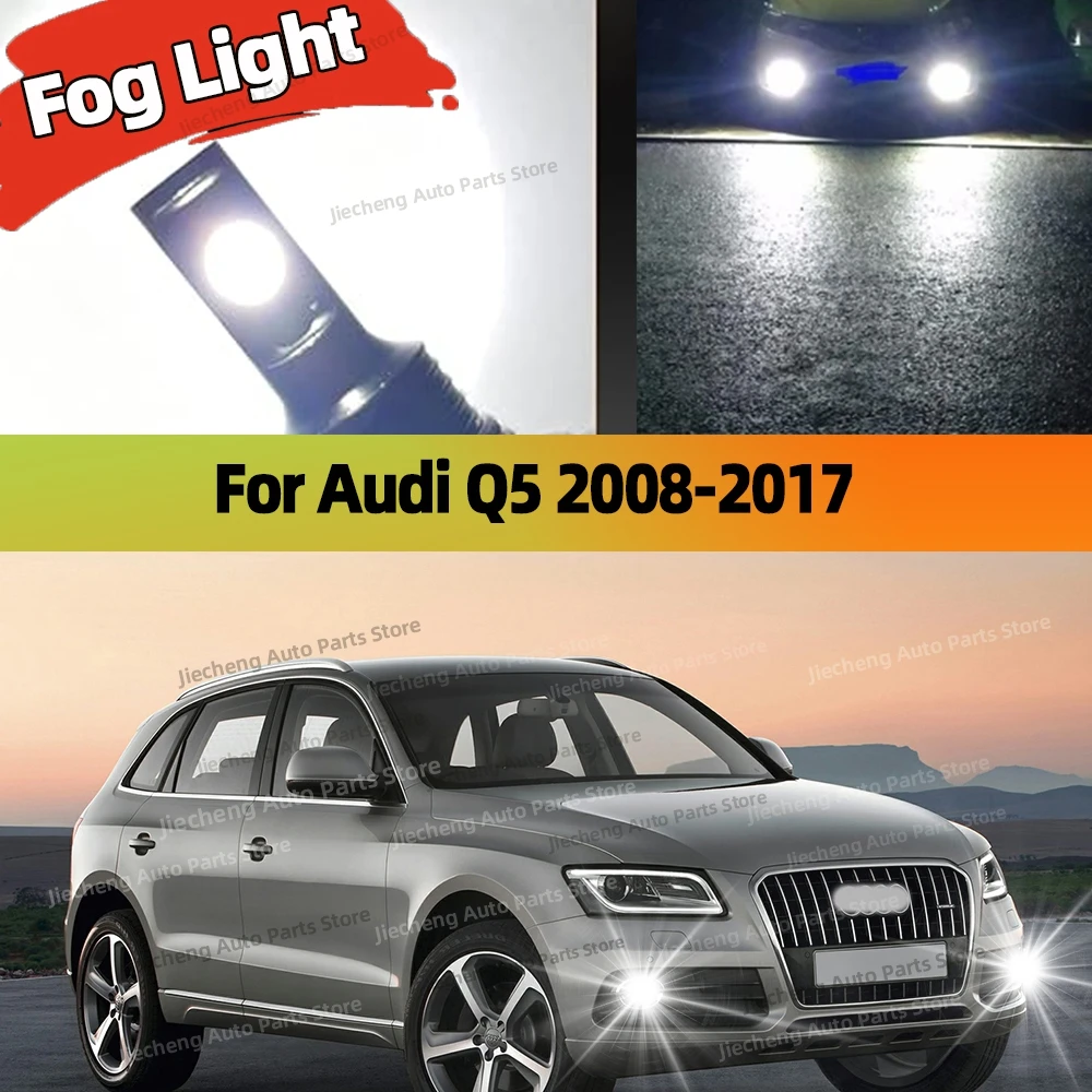 

2Pcs LED Car Fog Lamps Super Bright CSP Chip 6000K Fog Bulbs For Audi Q5 2008 2009 2010 2011 2012 2013 2014 2015 2016 2017