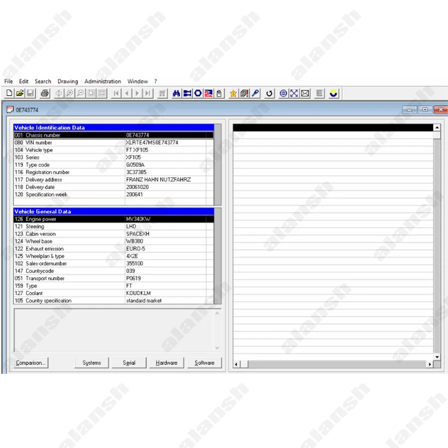 for DAF EPC RAPIDO Electronic Parts Catalogue 2015.11