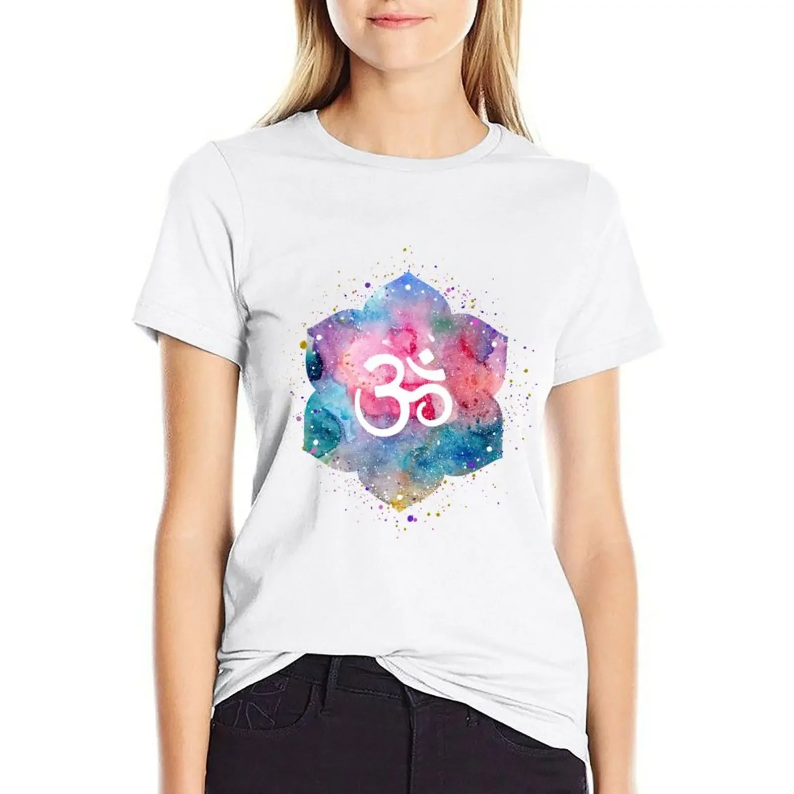 

Om T-Shirt plus size tops customs t-shirts for Women pack