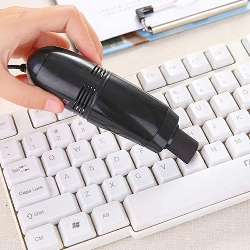 Mini Computer Keyboard USB Cleaner Keyboard Brush Dust Removal For Notebook PC Case Desktop USB Vacuum Cleaner Cleaning Tools