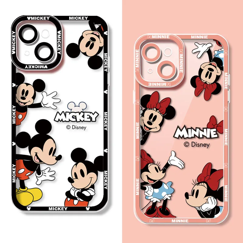 Cartoon Disney Mickey Clear Case Voor Samsung Galaxy M53 M33 M52 M42 M22 5G M32 M13 4G M62 M51 M 31S M22 M21 M12 M11 M02 M01 Cover