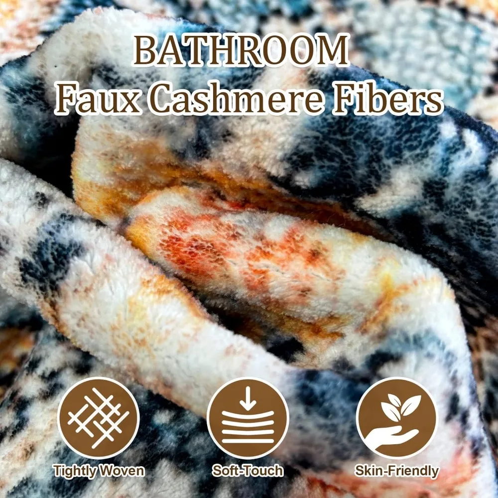 VK VK·LIVING Machine Washable Rug 5'x7' Vintage Design Washable Area Rugs with Non Slip Rugs for Living Room Bedroom Traditional