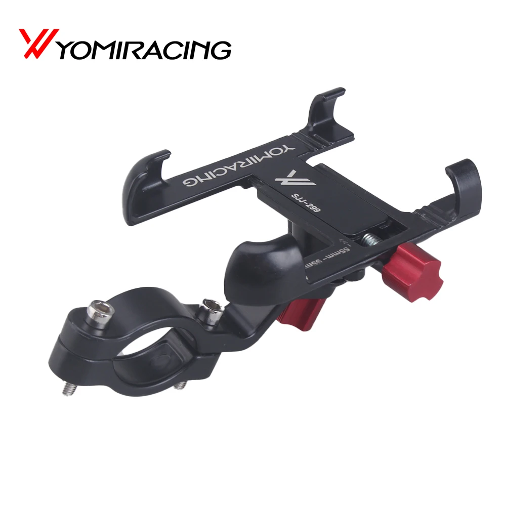 360 Rotatable Bike Mobile Phone Holder Aluminum Adjustable Bicycle Holder Non-slip MTB Phone Mount Stand Cycling Bracket