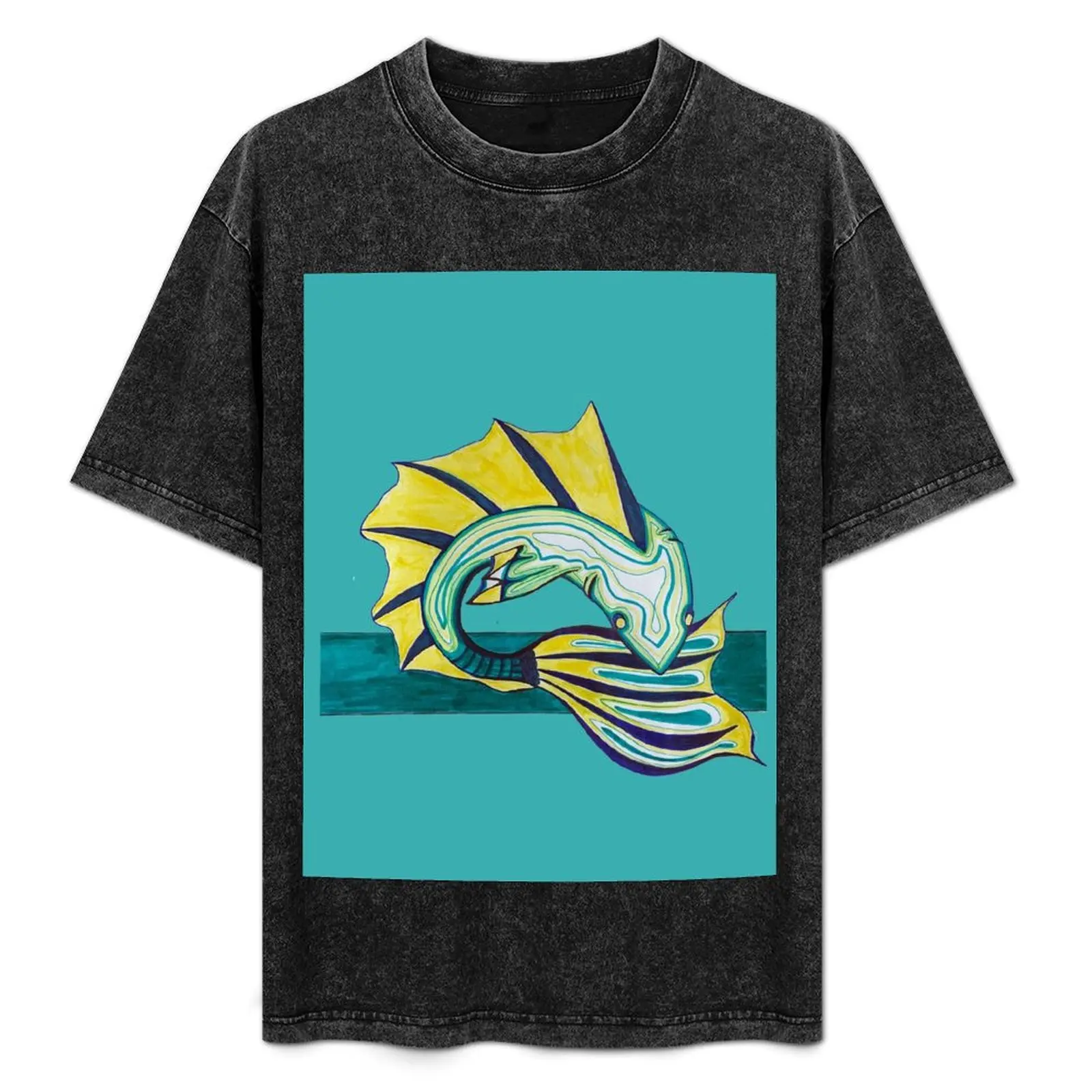 

Fishy Fun T-Shirt vintage clothes essential t shirt plus size clothes cheap stuff t shirt for men