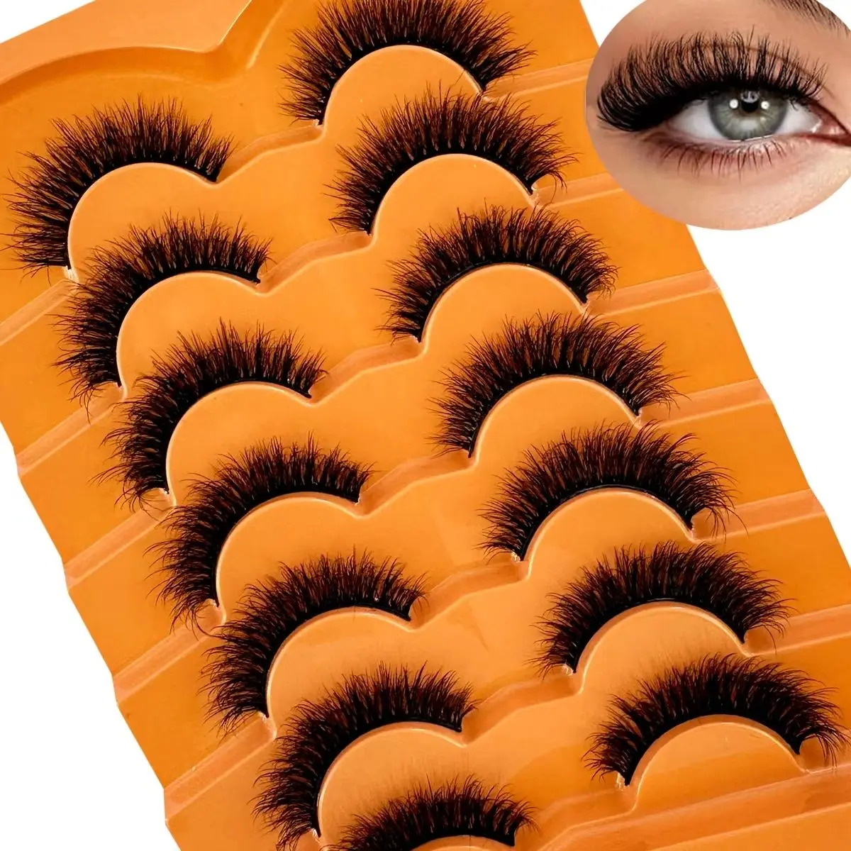 7Pairs Eyelashes Ma…