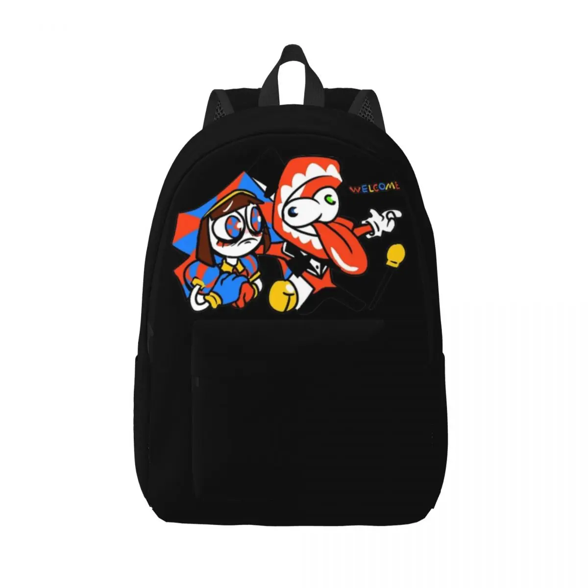 

Amazing Digital Circus Backpack for Boy Girl Kids Student School Book Bags Pomni Jax Caine Zooble Bubble Daypack Primary Bag