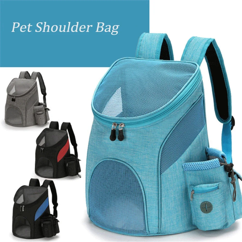 

Portable Mesh Dog Bag Breathable Dog Backpack Foldable Large Capacity Cat Carrying Bag Outdoor Travel Handbag Pet Supplies Gifts