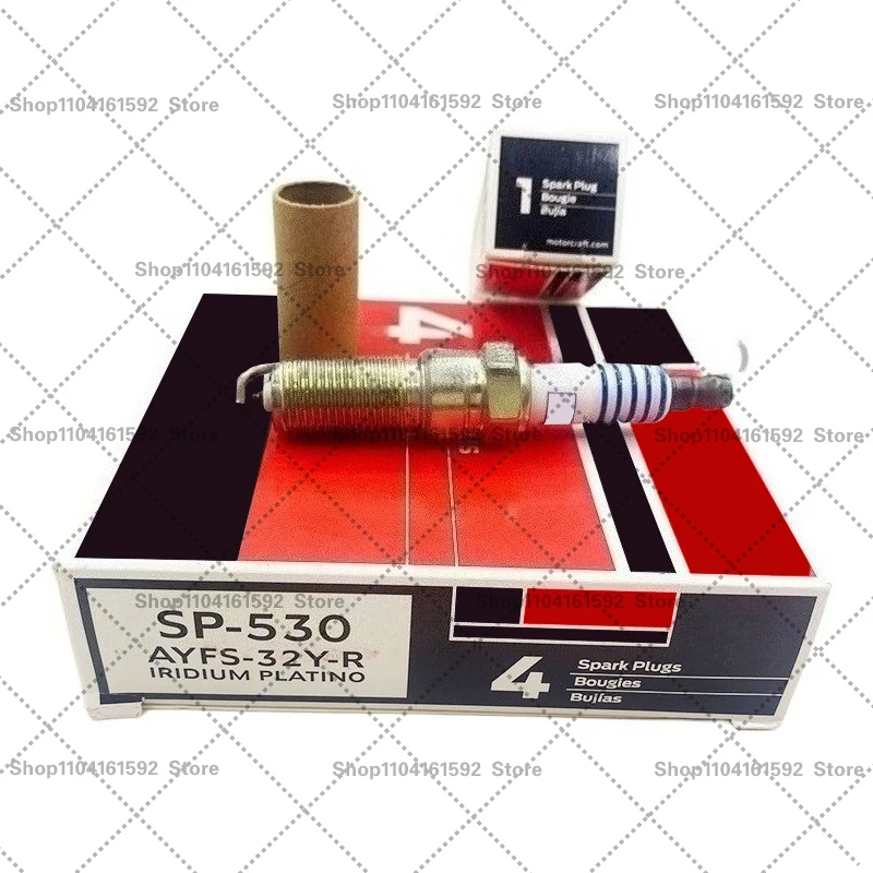 

4/6PCS SP-530 AYFS32YR Platinum Spark Plug For Ford C-Max Lincoln MKZ Fusion 2013 2014 2015 2016 SP 530 AYFS-32Y-R SP530
