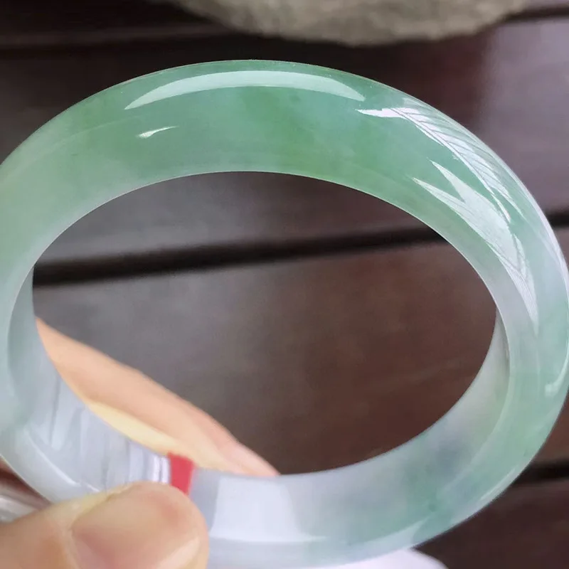 Factory Wholesale Myanmar Natural Emerald a Goods Ice Sunny Positive Ring Jade Bracelet