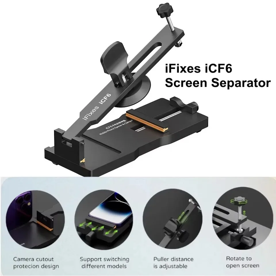 IPhone Android mobiele telefoon LCD-schermscheider moederbord vertind reparatietool mobiele telefoon opening klem armatuur