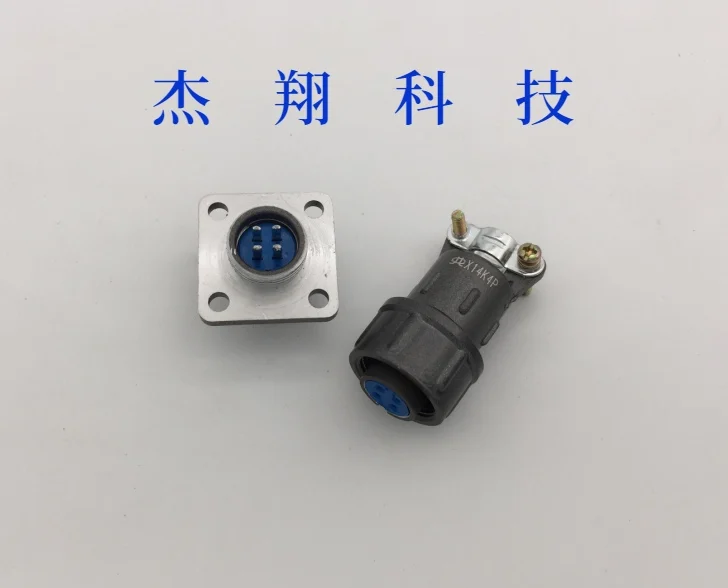 Aviation Plug Socket X14-4 Core X14j4a X14k4p Thread Locking Connector Opening 14mm