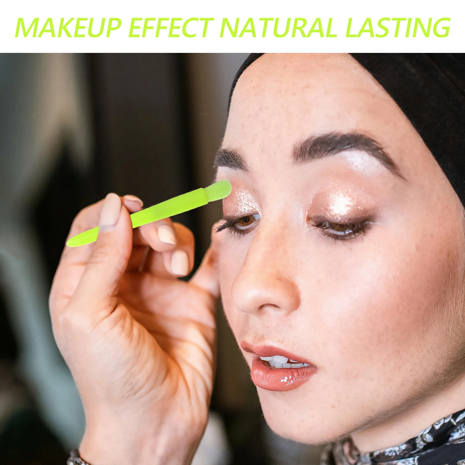 

5 Makeup Brush Set Mini Portable Travel Size Mirror Artificial Fiber Essential for Women Tool Case