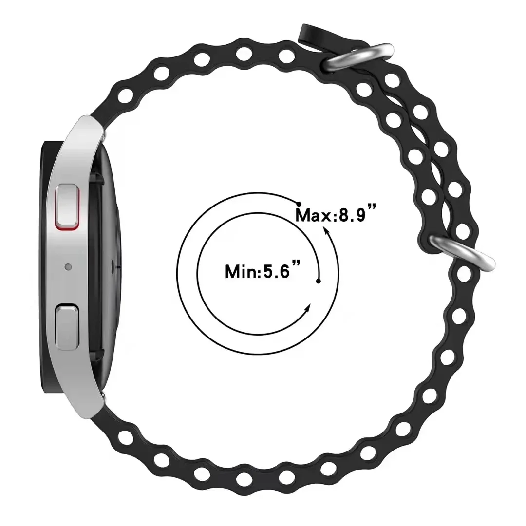 Ocean Band For Redmi Watch 3 lite Sport Band Silicone Loop Strap For Xiaomi Mi Watch3 Active Bracelet 20/22mm accessories