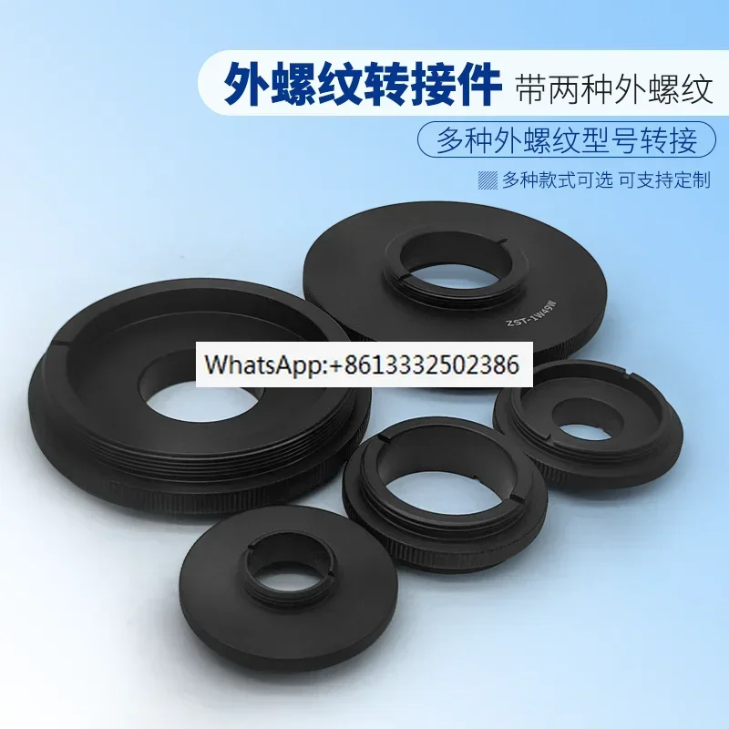 Optical Mechanical Thread Adaptor Customized Optical Component  Ring Thread  Ring External Thread