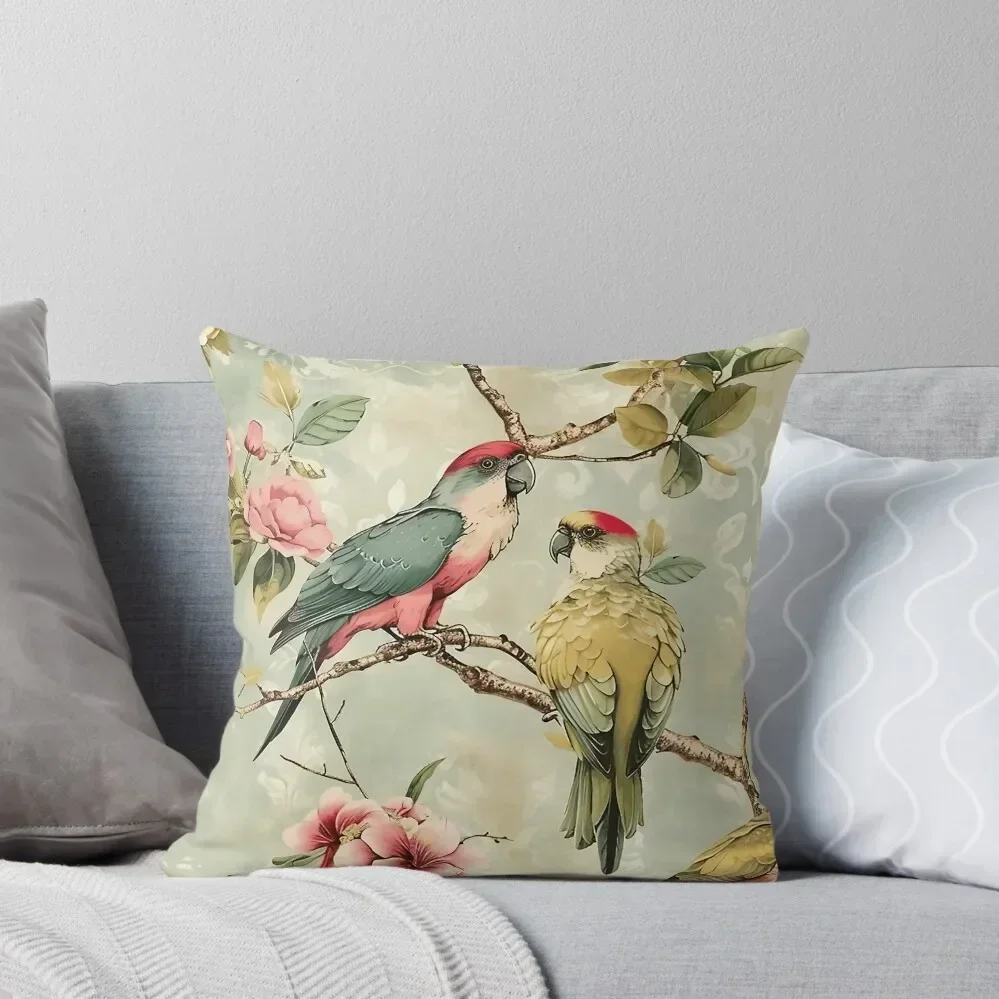 

Pair of birds Throw Pillow New year Ornamental Pillow Pillowcases Cushion Covers Sofa pillow