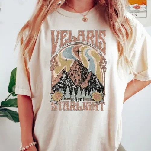 

Velaris City Of Starlight T Shirt ACOTAR Bookish long or short sleeves