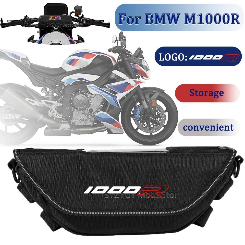 

For BMW M1000R M 1000R Motorcycle accessory Waterproof And Dustproof Handlebar Storage Bag navigation bag