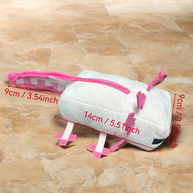 Rosa Frosch Plüschtier Puppe Kindergeschenk Weiches Stofftier Sammlerstück Niedlicher rosa Froschtier für Kinder – Detail 1