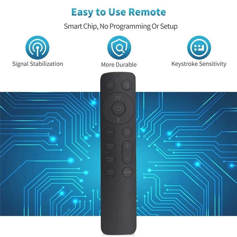 Replace Remote Control for JBL BAR1000 Bar 1000-Dolby Atmos Soundbar 7.1.4