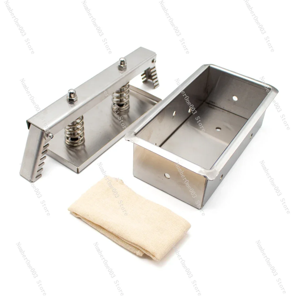 1KG Ham Meat Pressing Tool | Stainless Steel Meat Forming Box For Cooked/Frozen Beef Rolls | 200x100x70MM Kitchen Press