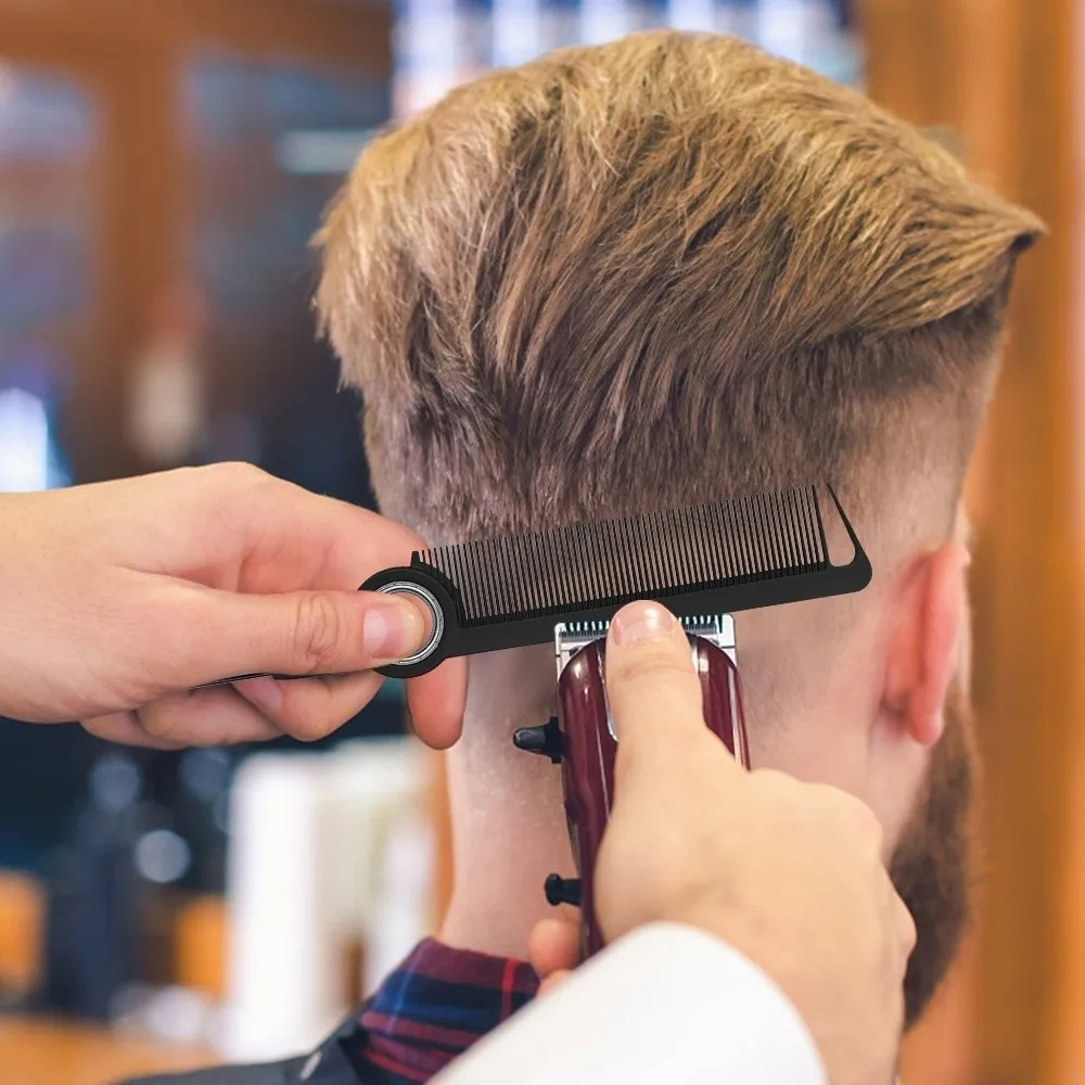 Professional Rotating Styling Comb High Temperature Resistant Anti-static Anti-Static Styling Comb Multi-Function with Bearing