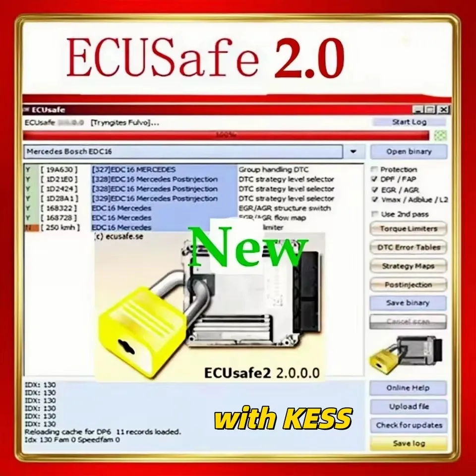 

Лидер продаж 2024 года, ECU Safe 2.0, диагностический инструмент, программное обеспечение для диагностических инструментов для автомобилей и грузовиков для программирования ecu, программное обеспечение ECUSafe 2.0