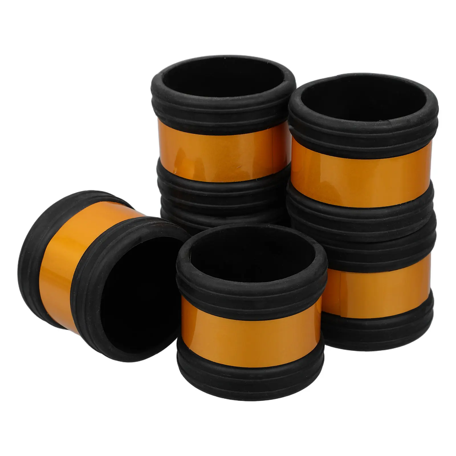 Embouts de tuyaux d'échafaudage, gaine en caoutchouc réfléchissant pour tuyaux de 50 mm, accessoires de sécurité et de réparation pour la construction, pièces d'échafaudage