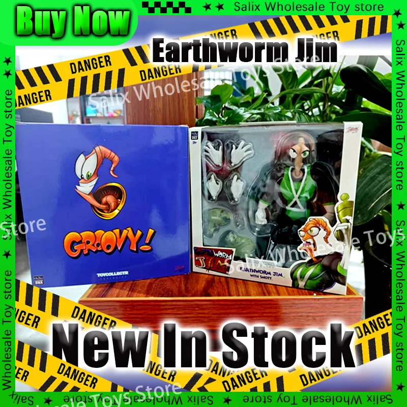 New Earthworm Jim Pdna 1/12 Psy-Crow Bob The Killer Gold Fish Snot Toy Anime Action Figures Collection Kids Gifts Customized