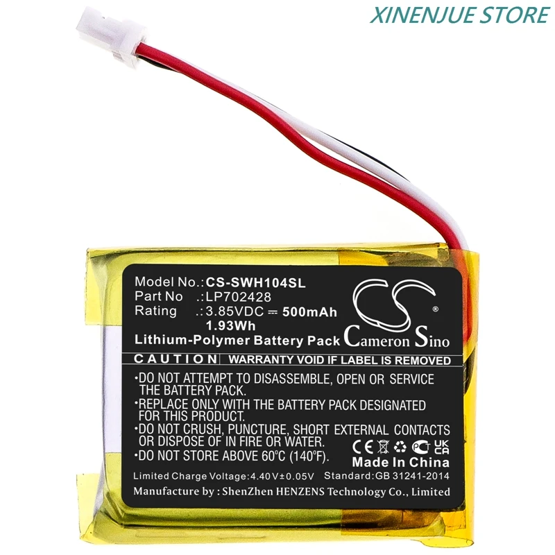 Wireless Headset Battery 3.85V/500mAh LP702428 for Sony WF-1000XM4