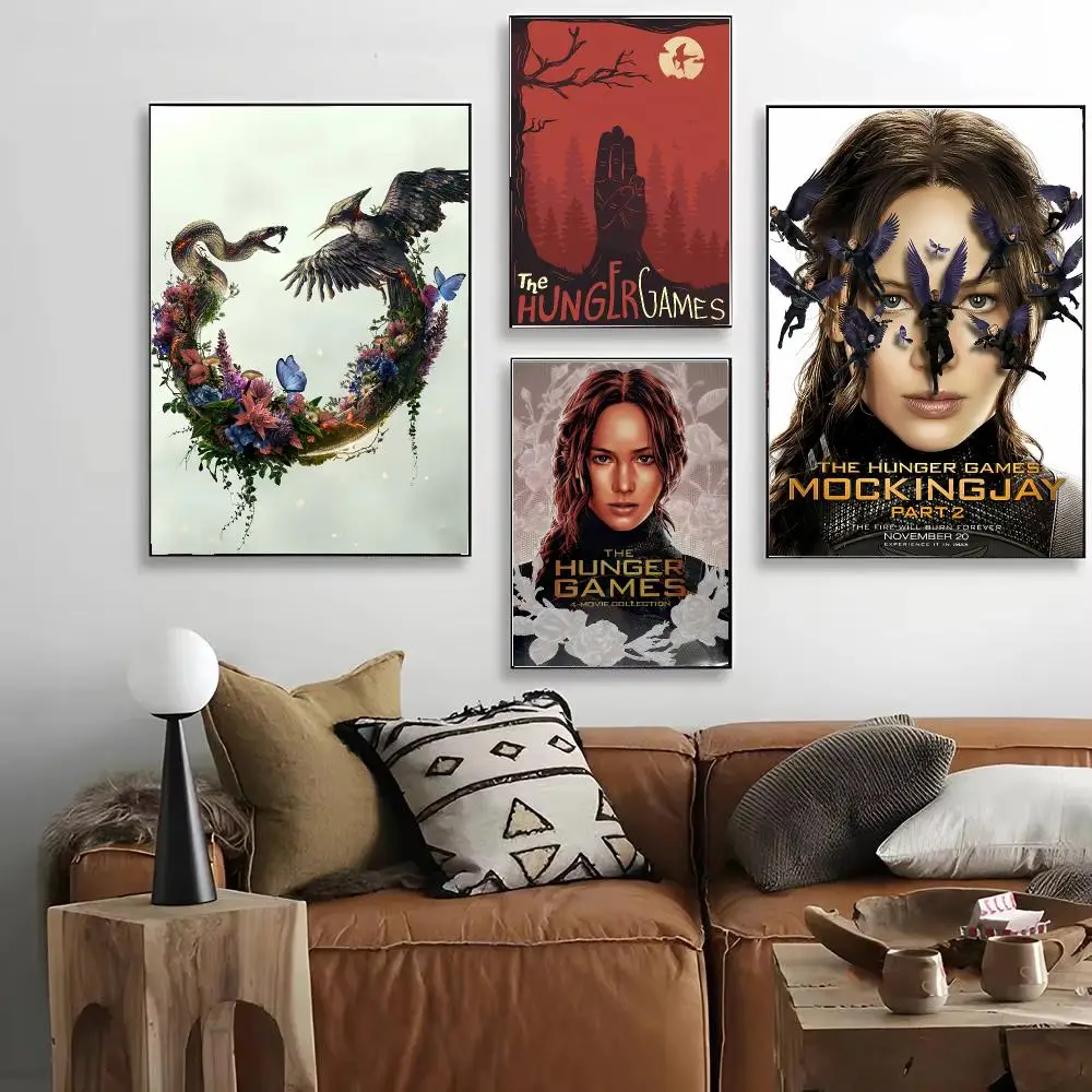 Movie The Hunger Games Poster HD Art Decorative Wall Art Waterproof Home Décor for Living Room Bedroom Café Stylish Gift