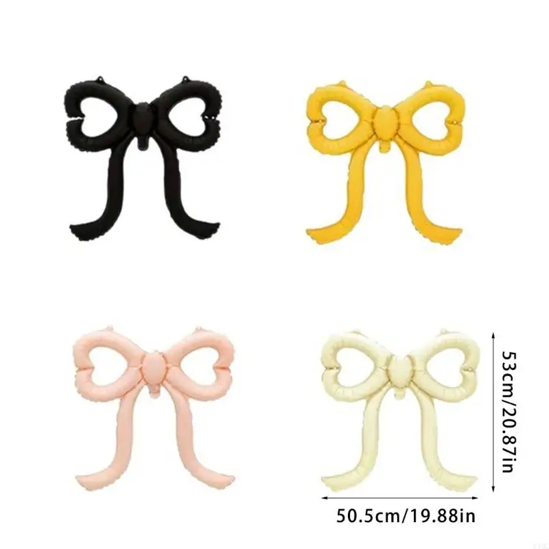Bowknot Tie Patter Party Balloon Girl Celebration Decordo Decoration Aluminum Foil Event воздушные шары Y4QC