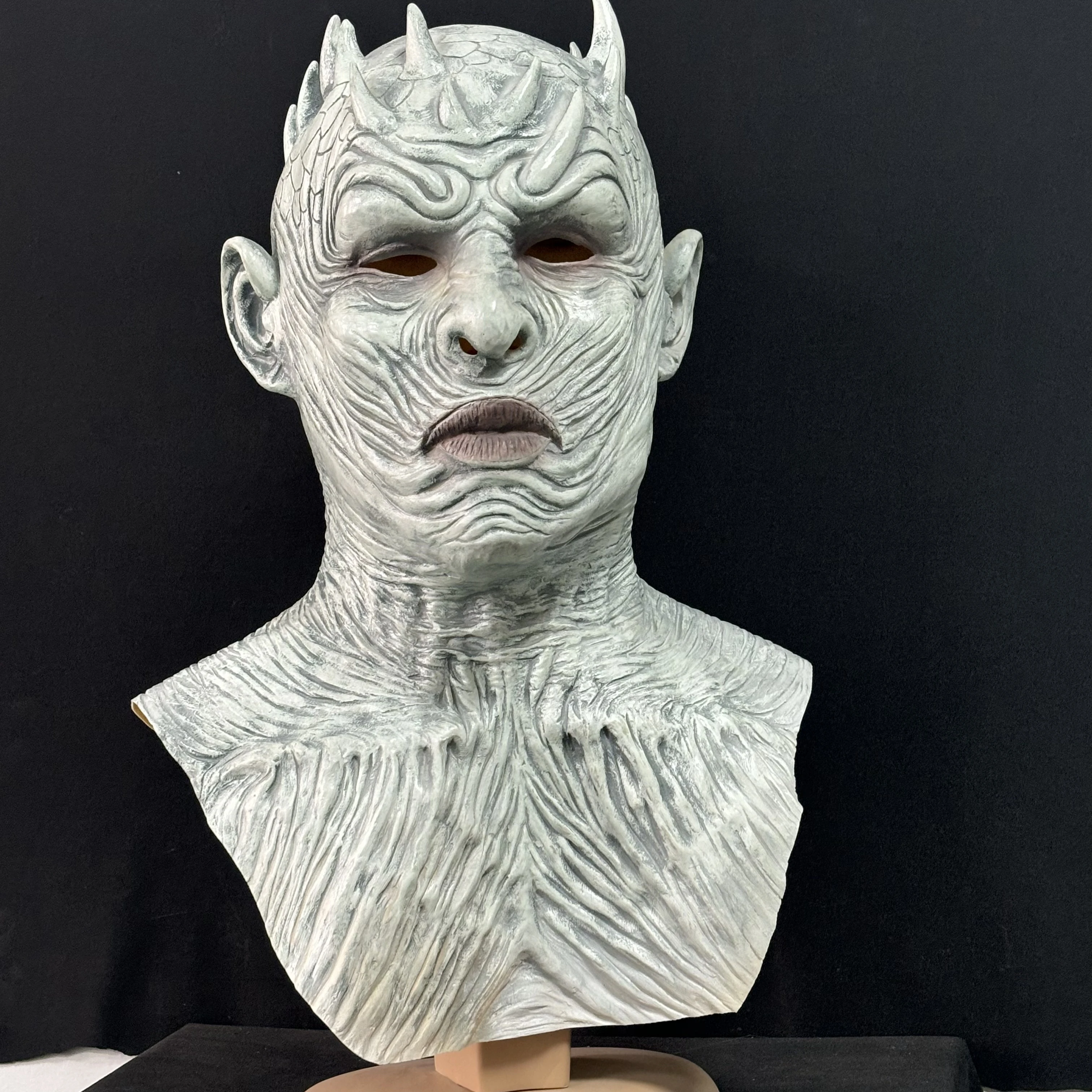 Night King Maske Horror Latex Night King Maske Halloween Festival Aufführung Horror Maske Night King Erwachsenen Cosplay Masken Kopfbedeckung – Detail 3