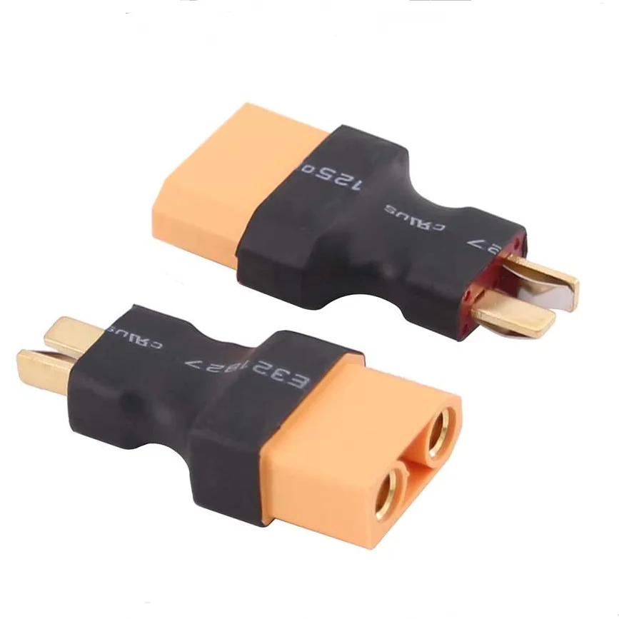 2Pcs XT90 Male Female to XT30 XT60 MPX EC3 EC5 Deans Style Male Female Connector No Wire Adapter for RC FPV Battery Charging ESC