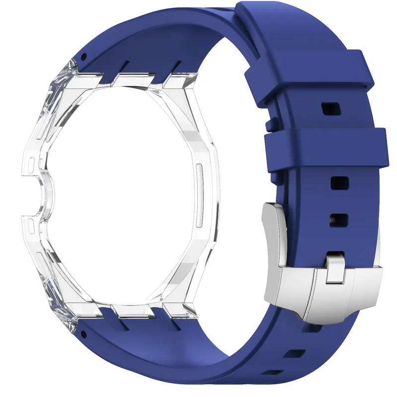 Transparent Modification Kit For Swatch X AP Royal POP Watch Case Silicone Strap Pocket Watch Changer To Wristwatch Accessories view 3