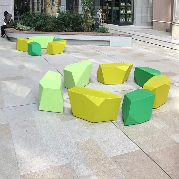 *Cutomization furniture factory  Fiberglass Bench Seating Outdoor Furniture  Shopping mall commercial chair  Leisure Seating