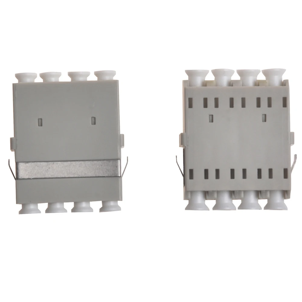 Lenew Высококачественные 4-портовые оптические адаптеры Lc Многомодовый OM1 OM2 OM3 OM4 OM5 Дуплексный 4-ядерный оптоволоконный адаптер FTTH